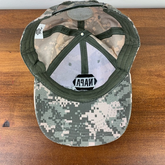 Intrepid Fallen Heroes Fund #56 NAPA Digital Camo Racing Baseball Hat Cap Used - Picture 6 of 7